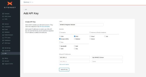Creating An API Key
